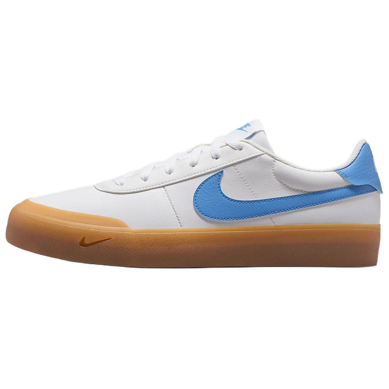 

Новые кеды Nike Court с низким верхом, устойчивые к скольжению и износу, для скейтборда, мужские, бело-синие IB4475-133 42.5