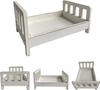 Newborn Photography Props Children's Wooden Bed  Baby Accessories Keepsakes Souvenirs Photos Studio Pictures for Infant Boy Girl