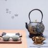 Hand-Forged Japanese Cast Iron Teapot for Gongfu Tea