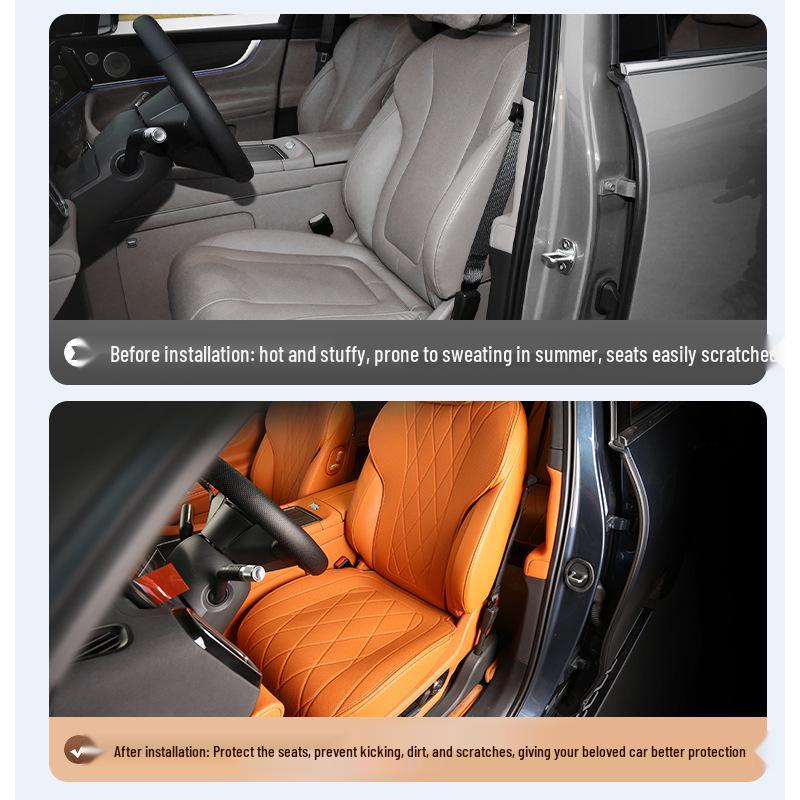 AITO M9 Nappa Leather Car Seat Cushion - Breathable, Ventilated, All-Season Cover