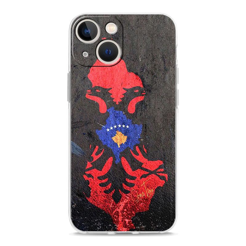 Phone Case For iPhone 17 Air Cases iPhone 16 15 12 13 14 Pro Max SE 7 8 Plus iPhone11 Clear Soft Cover Albania Albanians Flag