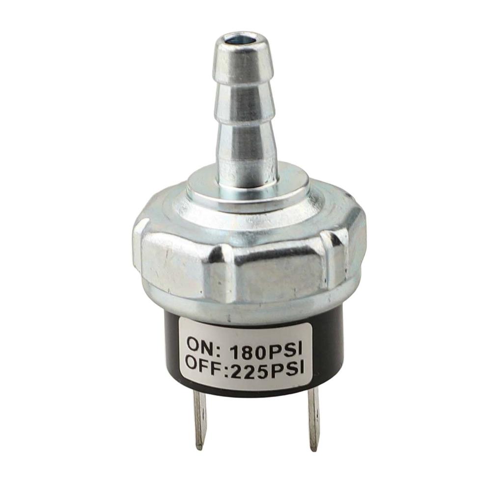 For Mechanical Pneumatic Pressure Switch Replacement for Air Compressors AC DC Compatible Opens at 180psi Closes at 225psi