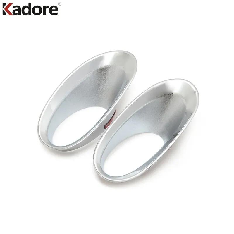 For Honda CRV CR-V Facelift 2010 2011 Chrome Car Front Fog Light Lamp Cover Trim Head Foglight Foglamp Bezel Trims Accessories