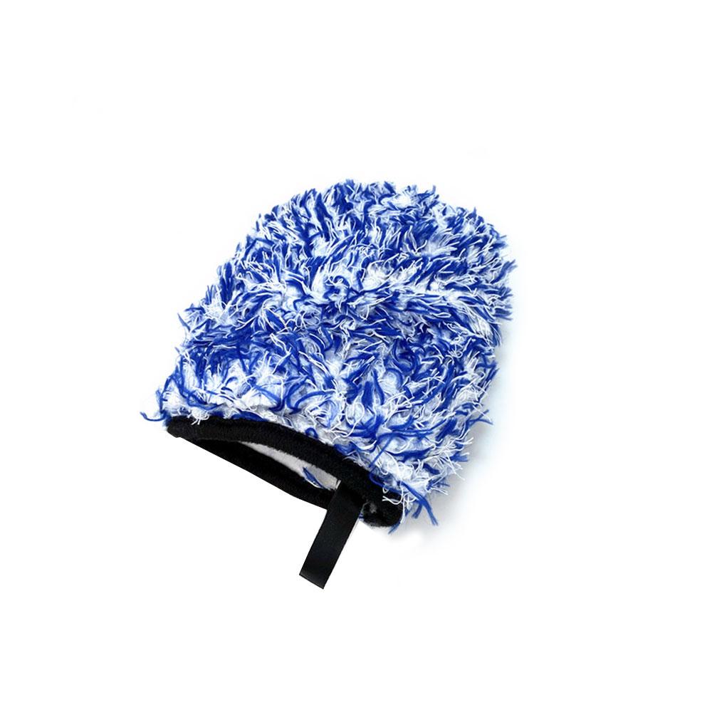 Microfiber Car Wash Glove Double-Side Finger Pocket Car Wheel Wash Mitt for Car Cleaning Auto Detailing Washing Accessories