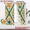 2D Flat Printing  JIT 2pcs   Curtains (Without Rod) Floral Tapestry Popular Minimalist Curtains Polyester Curtains All Seasons