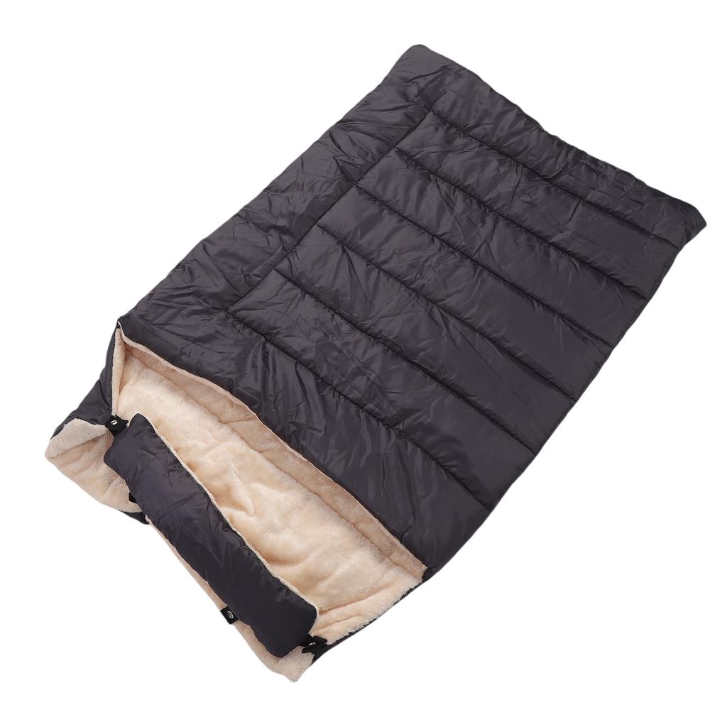 Saco de Dormir Cálido para Perro Impermeable Empacable Portátil Cama para Perro de Exterior con Almohada para Interior Exterior