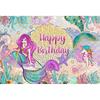 Mermaid Princess Girl Photography Background Birthday Party Decoration Background Photography Studio Photography Props
