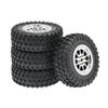 RCGOFOLLOW Wheel Rims Tyre Durable For 1/16 WPL MN B1 B16 B36 B14 B24 C14 C24 C34 D90 MN99S MN45 On-Road Vehicles