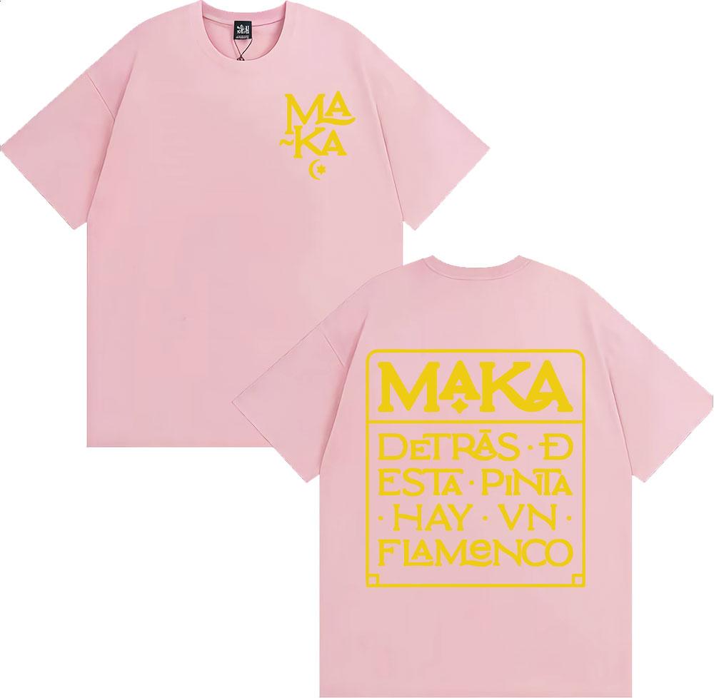 Rapper Maka Detras Desta Pinta Hay Vn Flamenco Printed T Shirts Men Women Vintage Hip Hop High Quality Cotton T-shirt Streetwear
