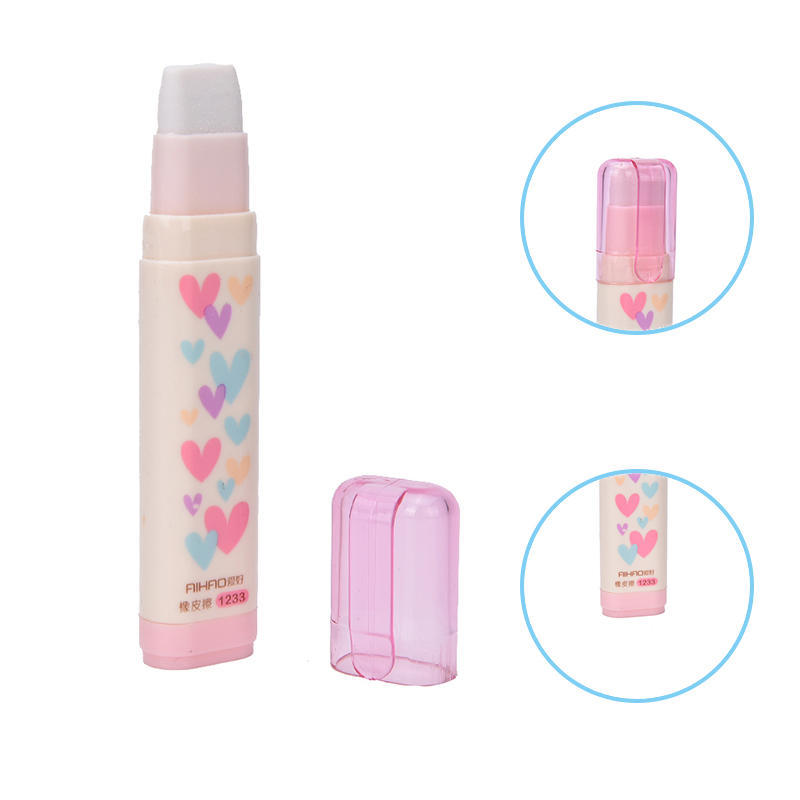 Buy Fashion Students Pen Shape Eraser Rubber Stationery Kid Gift Toy