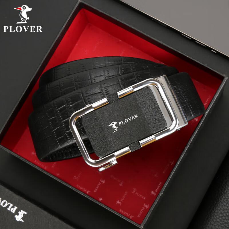 

PLOVER Men s Top-Grain Leather Automatic Buckle Belt GD97AK88