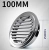 2pcs Stainless steel Exterior wall air outlet vent grille round duct cap air ventilation cover hole plug ventilation system