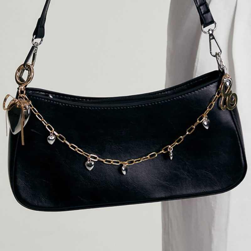 Eireve PEARL RIBBON BAG CHARM_GREY
