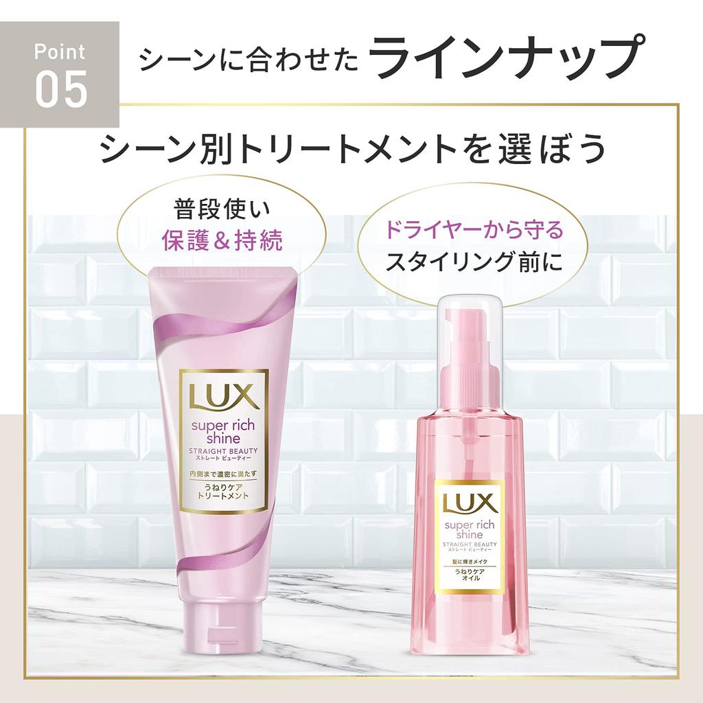 LUX Super Rich Shine Straight Beauty Frizz Care Treatment
