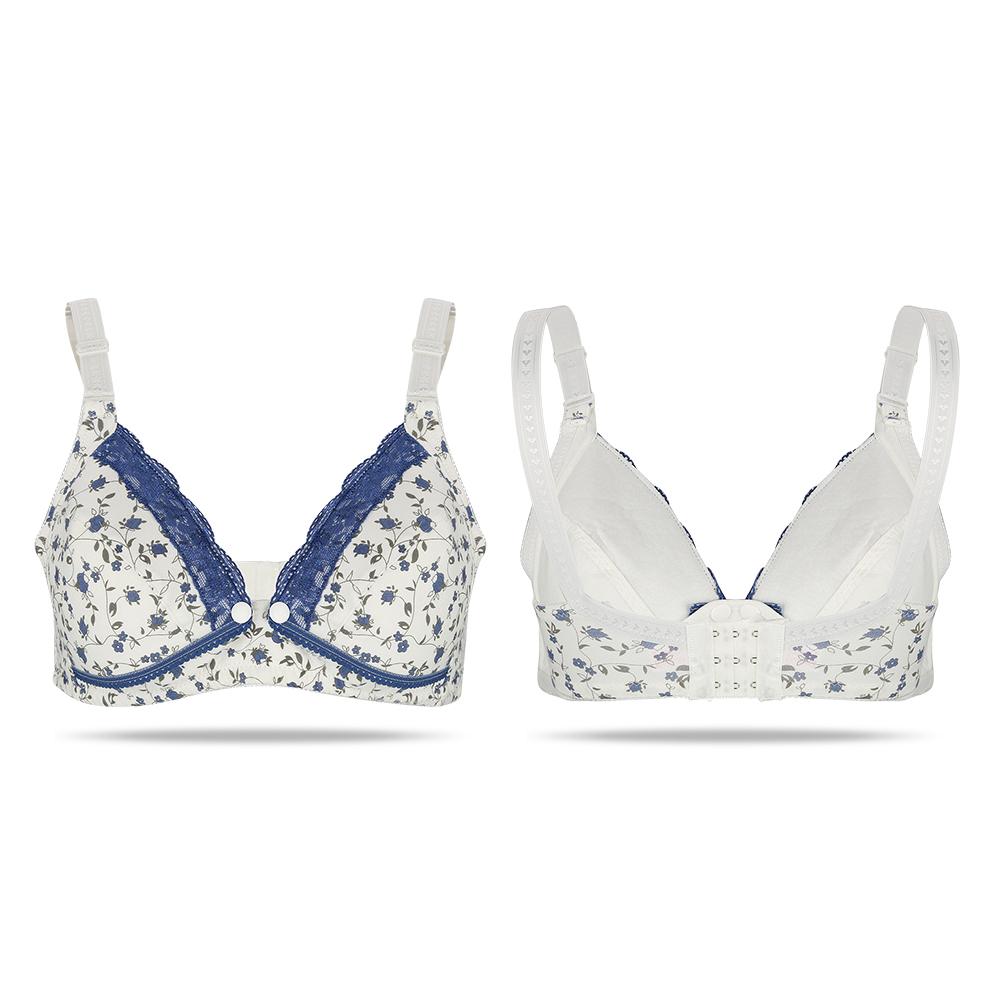 Pre opening Cotton Breast Feeding Maternity Nursing Bra Sleep Bras for Nursing Pregnant Women