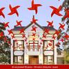 Festone Triangolare Rosso Personalizzabile per Decorazioni di Matrimonio