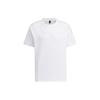 T Shirts Men's White Crew Neck Moderate Straight Fit IX4273