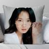 Korean Celebrity KKim Hye Yoon Pillow Case Fashion Square Pillowcase Bedroom Sofa Room Ins Decoration Leisure