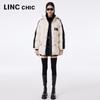 Jin Yujie Women's Winter Waterproof 90% Duck Down Mid-Length Puffer Jacket