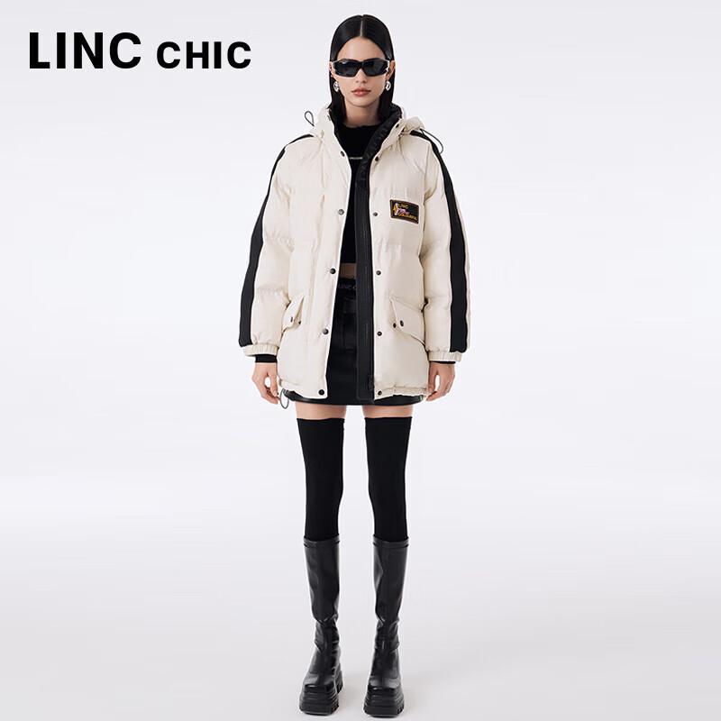 Jin Yujie Women's Winter Waterproof 90% Duck Down Mid-Length Puffer Jacket