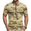 Men's Short Sleeve Cycling Round Neck Print with Zipper Breathable Quick Dry Fabric