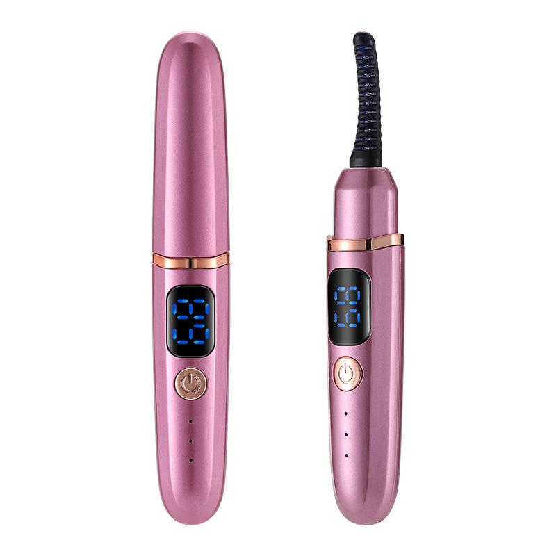 Electric Heated Eyelash Curler with Power Display for Long-Lasting Curl