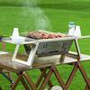 Edelstahl Grillofen Outdoor Holzkohle Klappgrillgestell Haushalt Kleiner Klappkohle Grillspießofen bbq