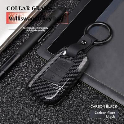 For VW Key Case for Magotan Passat Tiguan L Touareg Golf T-Roc Sagitar Car Keys Holder