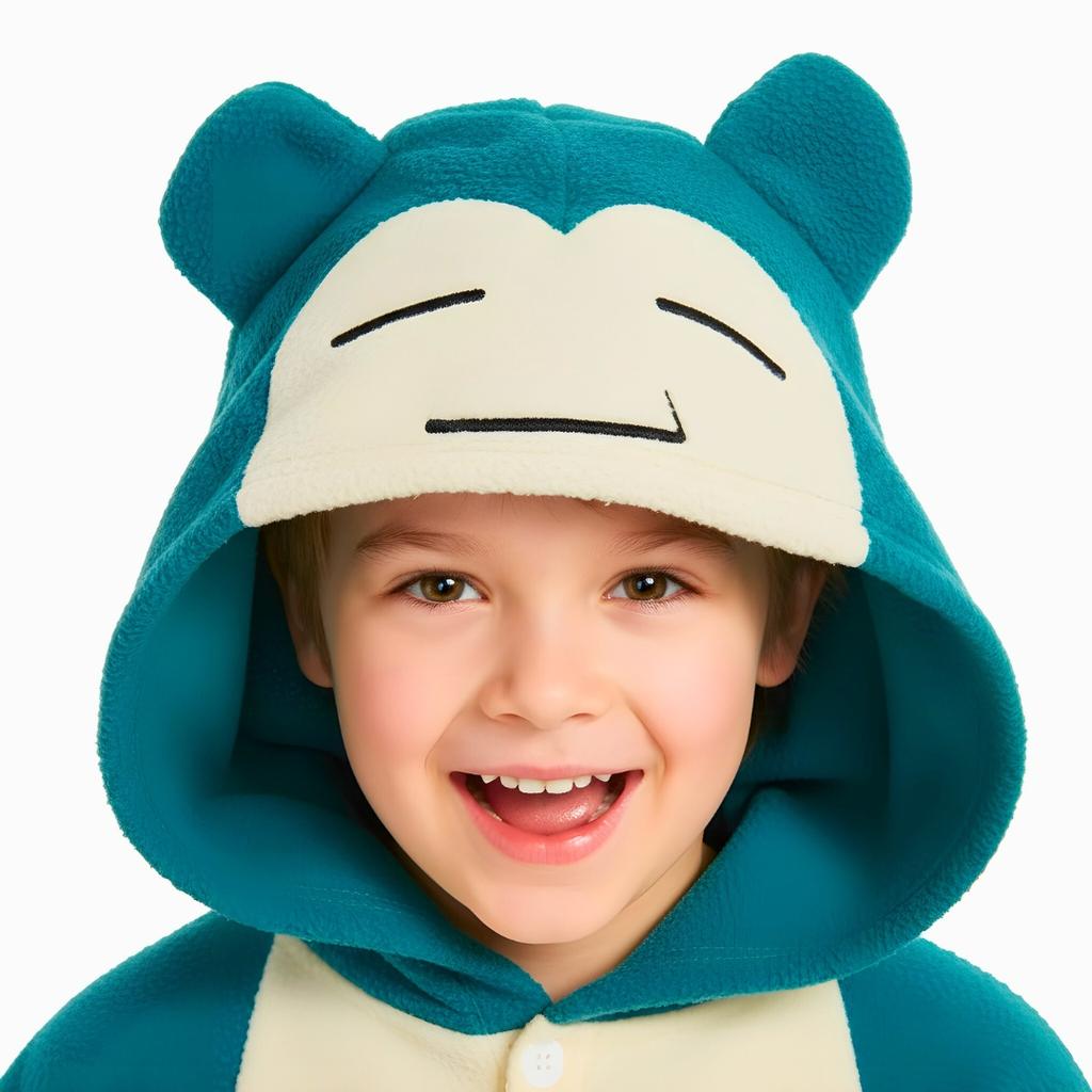 Piżama Onesie Kigurumi Kostium Przebranie Pokemon Snorlax Dzieci 95 - 105Cm