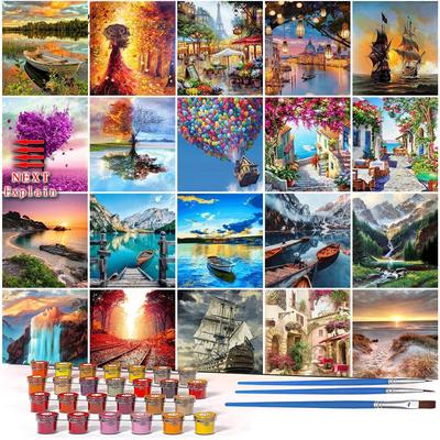 5D DIY Diamond Painting Landscape Full Square/Round Drill Beautiful Scenery Diamond Embroidery Cross Stitch Kits Home Decor Gift