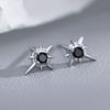 925 Silver Starburst Stud Earrings for Men and Women - 2025 Trendy Eight-Pointed Star Design