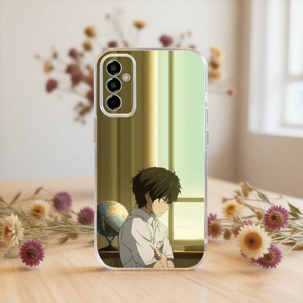 

Hyouka Hotaro Oreki Phone Case For SamsungA10,12,20,21S,30,31,40,50,51,52,70,71 Transparent Cover Samsung a10