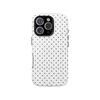 Luxury Clmj Cocoa Dots Polka Phone Case for iPhone 17 16 15 14 13 12 11 X XS XR Air Pro Max Plus Double-layer Back Cover
