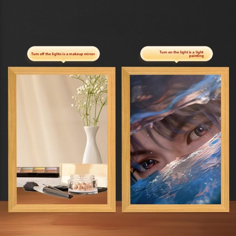 23cm/9.06in Love and Deepspace Anime Light Painting Qi Yu Qin Che Peripherals Collectible Display Birthday Gifts Room Decoration