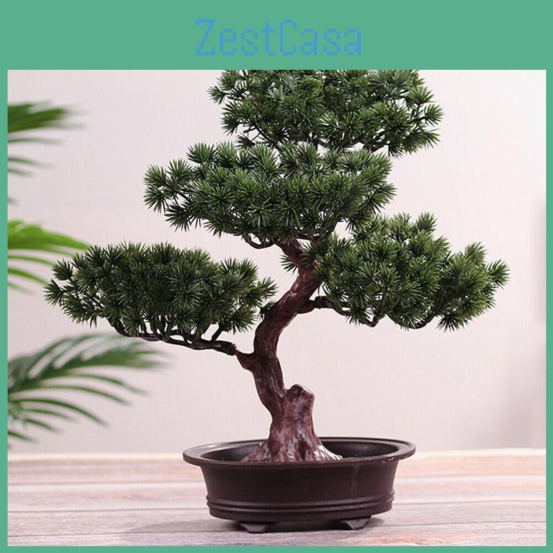 Decorative Bonsai Tree Beautiful Pine Simulation And Realistic Diy Simple Potted Plant Ornaments