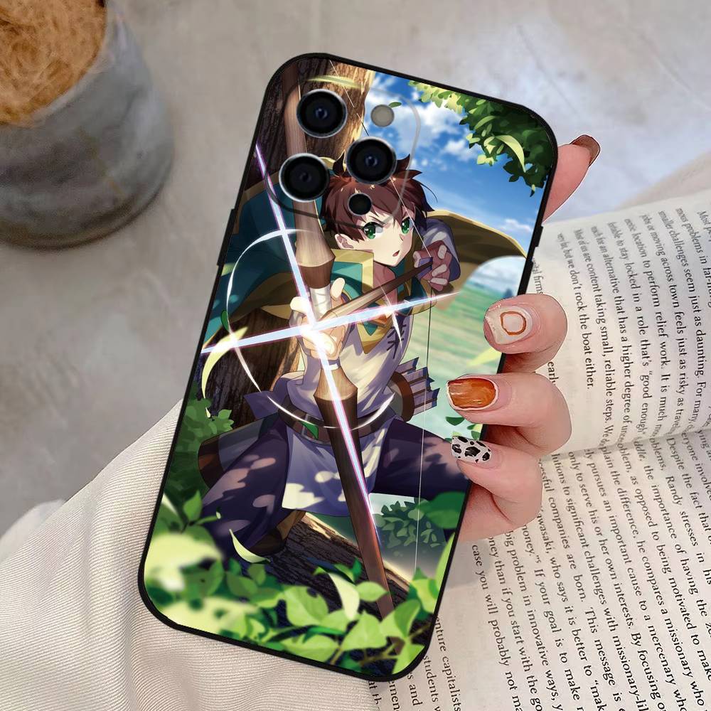 Konosuba Phone Case For iPhone 17, 16,15,14,13,12,11 Plus,Pro Max, Others Soft Black Cover