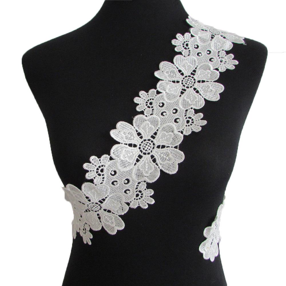 Diy Small Flower Lace Barcode Accessories Hollow Lace Clothes Decoration Fabric Water-Soluble Fringe Embroidery Accessories