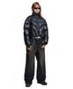 Nomaenyueol Roomy Loose Washed Pants - Washed Black