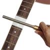 Guitar Fret Crowning Tool Fret File Dressing with Narrow/Medium/Wide 3 Edges Guitar Repairing & Luthier Tool Wood Handle
