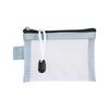 Nylon Mesh Card Storage Bags Mini Transparent Grid Bus ID Credit Card Holder Zipper Pouch Traveling Small Coin Wallet File Bag