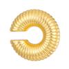 Gold & Silver Tone Textured Ear Cuff Set, Assorted Non-Pierced Ear Clips for Women