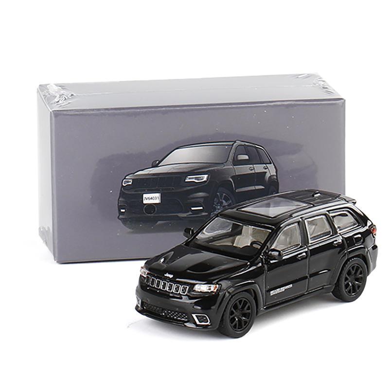 

1:64 Jeeps Grand Cherokee SUV Alloy Car Model Diecast Metal Off-road Vehicles Car Model Simulation Miniature Scale Kids Toy Gift чорний