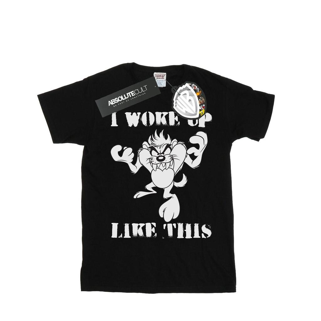 Looney Tunes Womens/Ladies Taz I Woke Up Like This Cotton Boyfriend T-Shirt