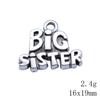 Gifts For Women Charms Bulk Family Member Heart Tags Charms Pendant Souvenir Male Pendant