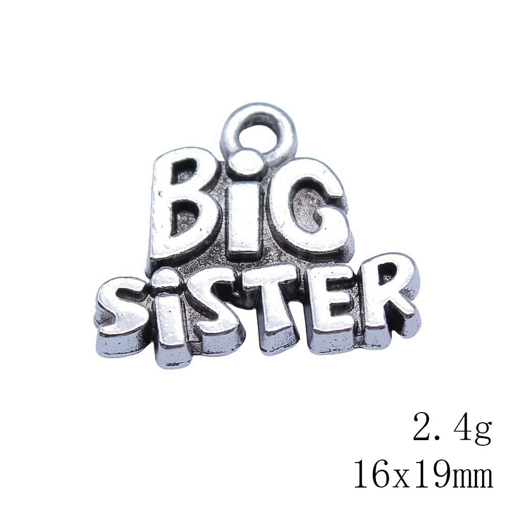 Gifts For Women Charms Bulk Family Member Heart Tags Charms Pendant Souvenir Male Pendant