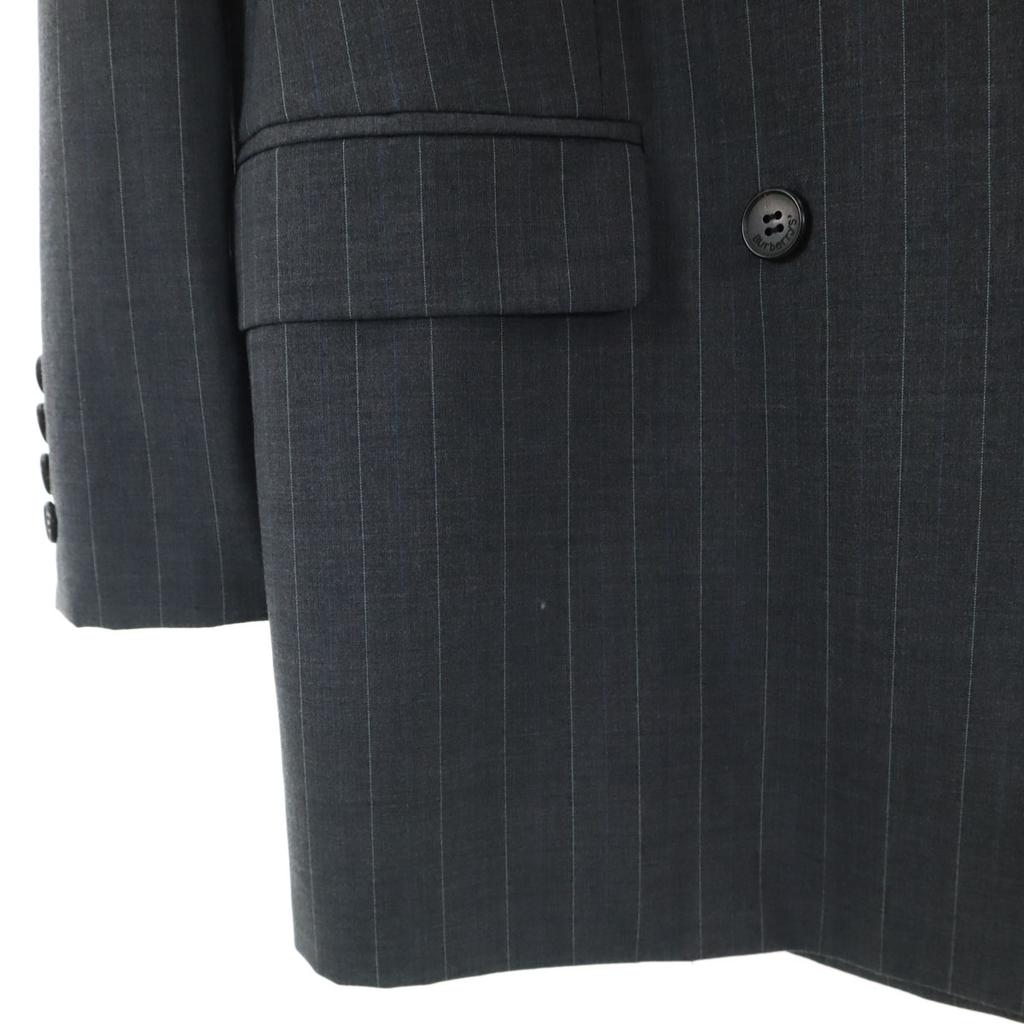 Burberrys 90s Old Striped Pattern double tailored jacket 42 Sanyo Shokai Women Used