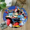 1pc UFO Robot Grendizer7 Print Round Carpet Chair Round Carpet Suitable for Bedroom Living Room Home Decorative Carpet