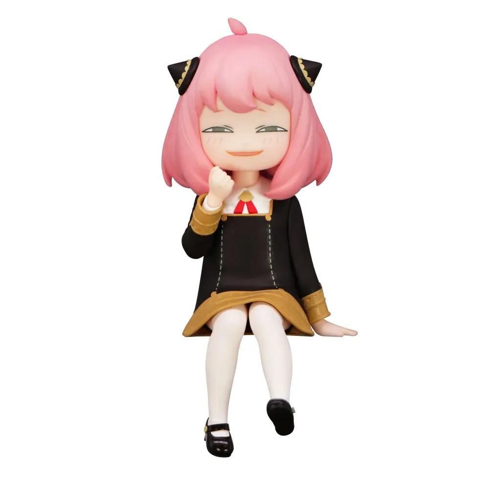 14CM Anime SPY Family Anya Forger Figure Noodle Stopper Figure Replacement Face Model Toy Aciton Figure Doll Collection Desktop