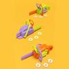 Decompression Fidget Toys for Teens Adults 3D Gravity Carrot Saw Model