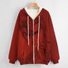 Unisex Anime Basketball 3D Printed Hooded Zip-Up Sweatshirt Loose Fit Teens Adults Wear